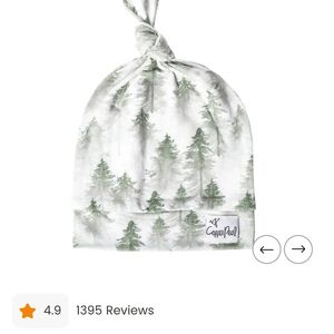 Evergreen Top Knot Hat, Copper Pearl